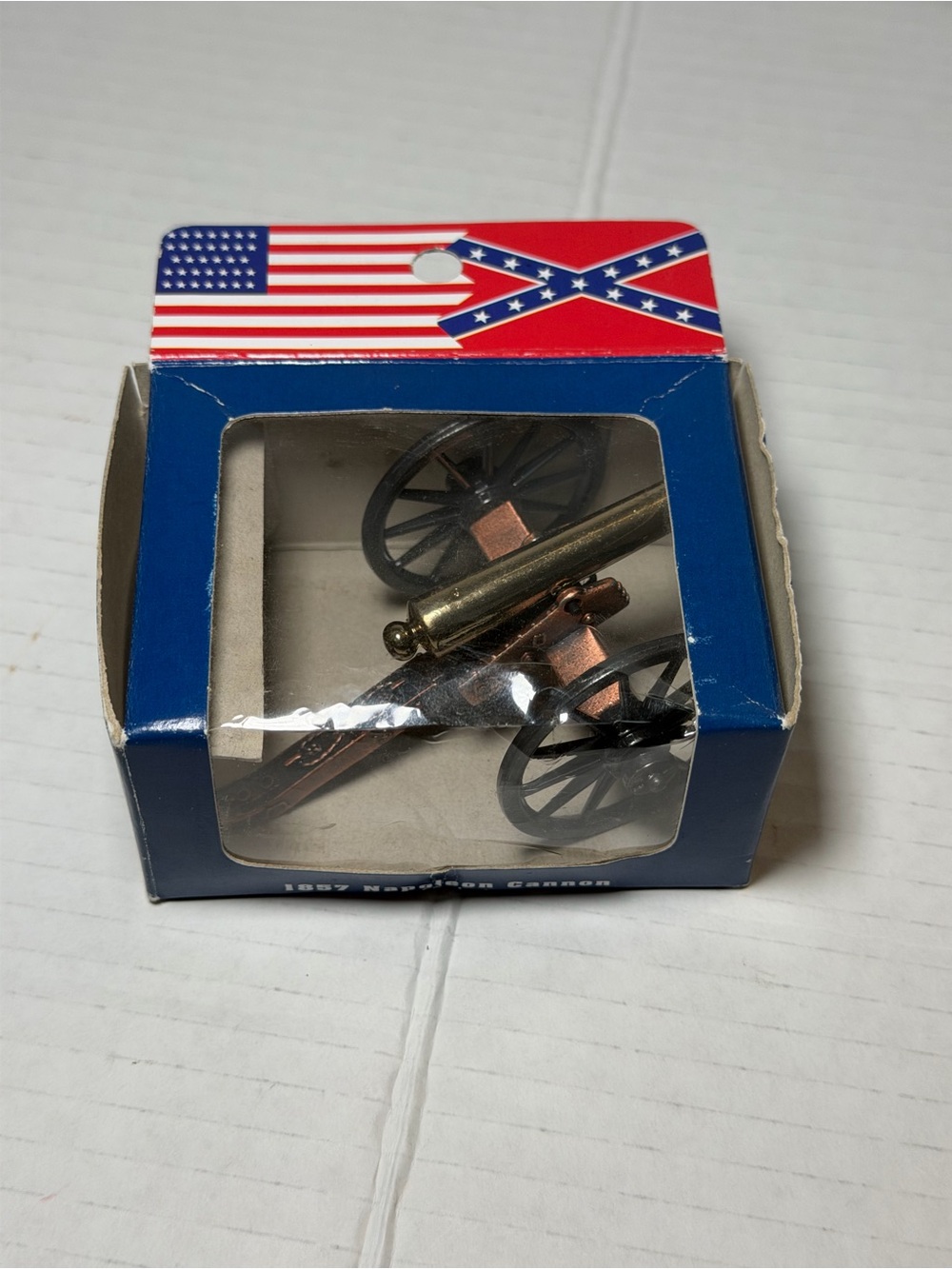 Miniature Souvenir Replica Metal 1857 Napoleon Cannon 12 Pounder Light Gun